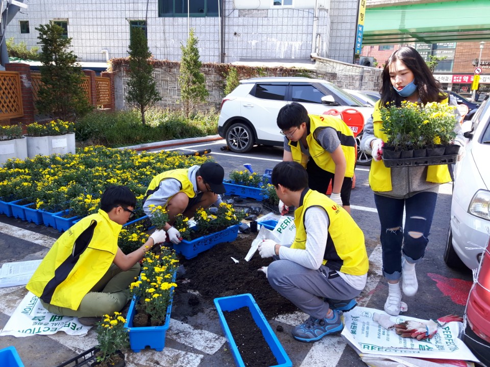 율천동 거리화분 만들기